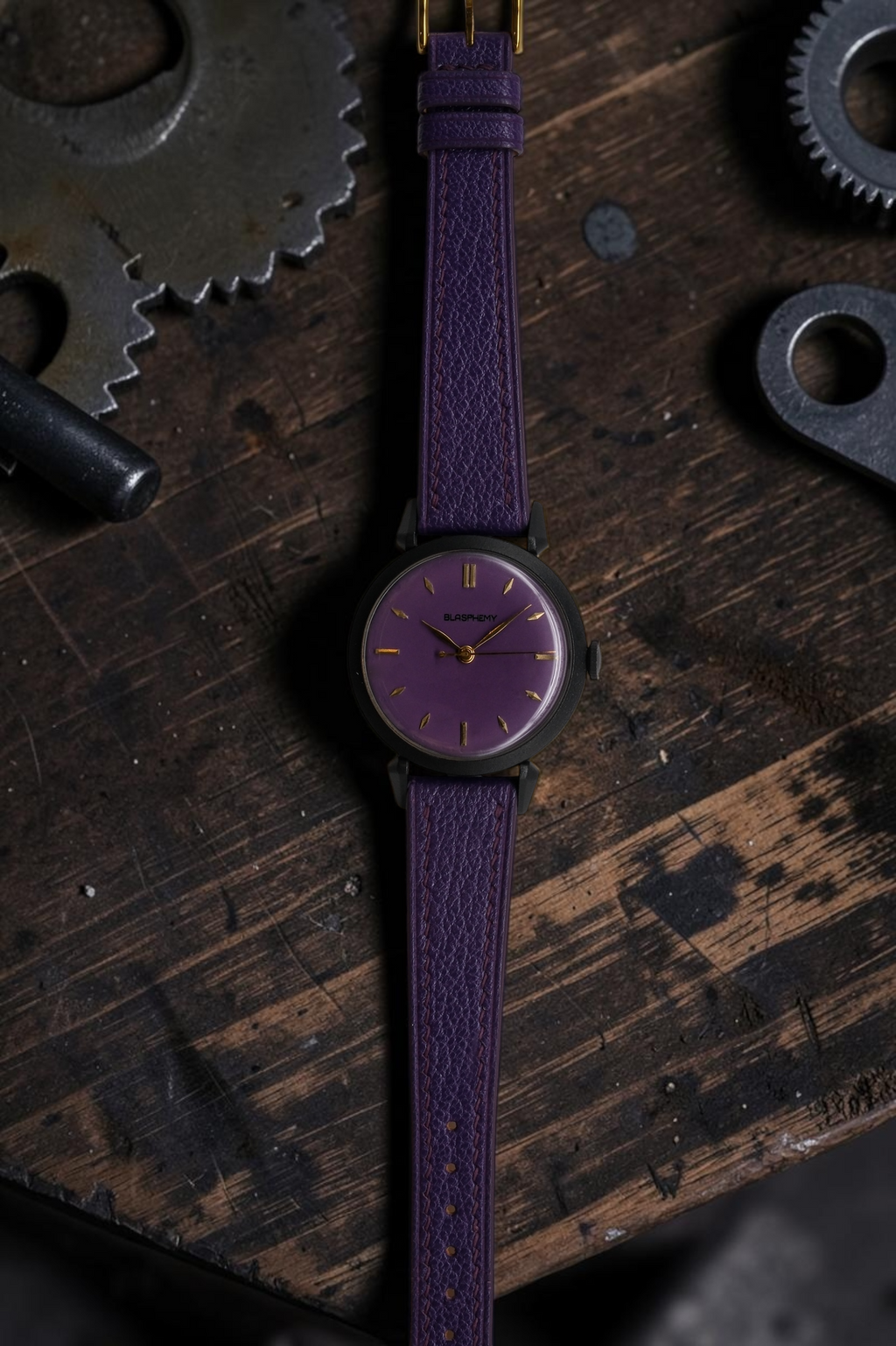 Blasphemy - Black Ceramic, Purple Dial