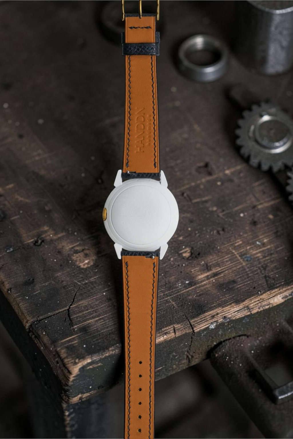 Blasphemy - White Ceramic, Orange Dial