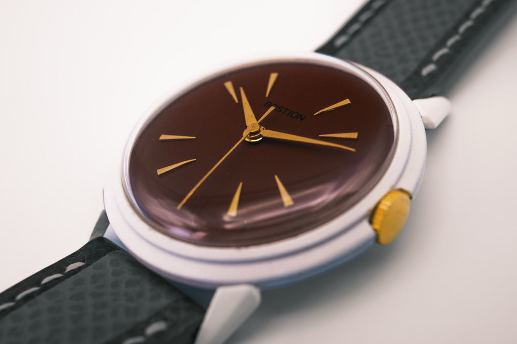 Blasphemy - White Ceramic, Red Dial