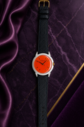Blasphemy - White Ceramic, Orange Dial